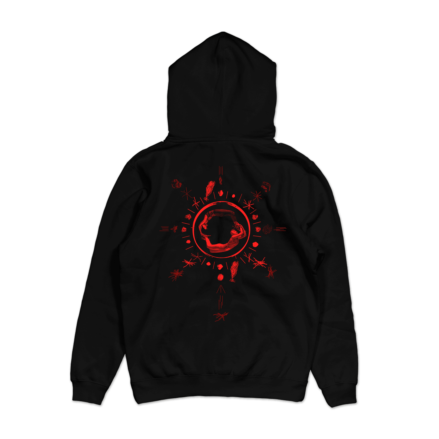 Vampire: The Masquerade The Wheel pullover hoodie, gothic streetwear with sigil design