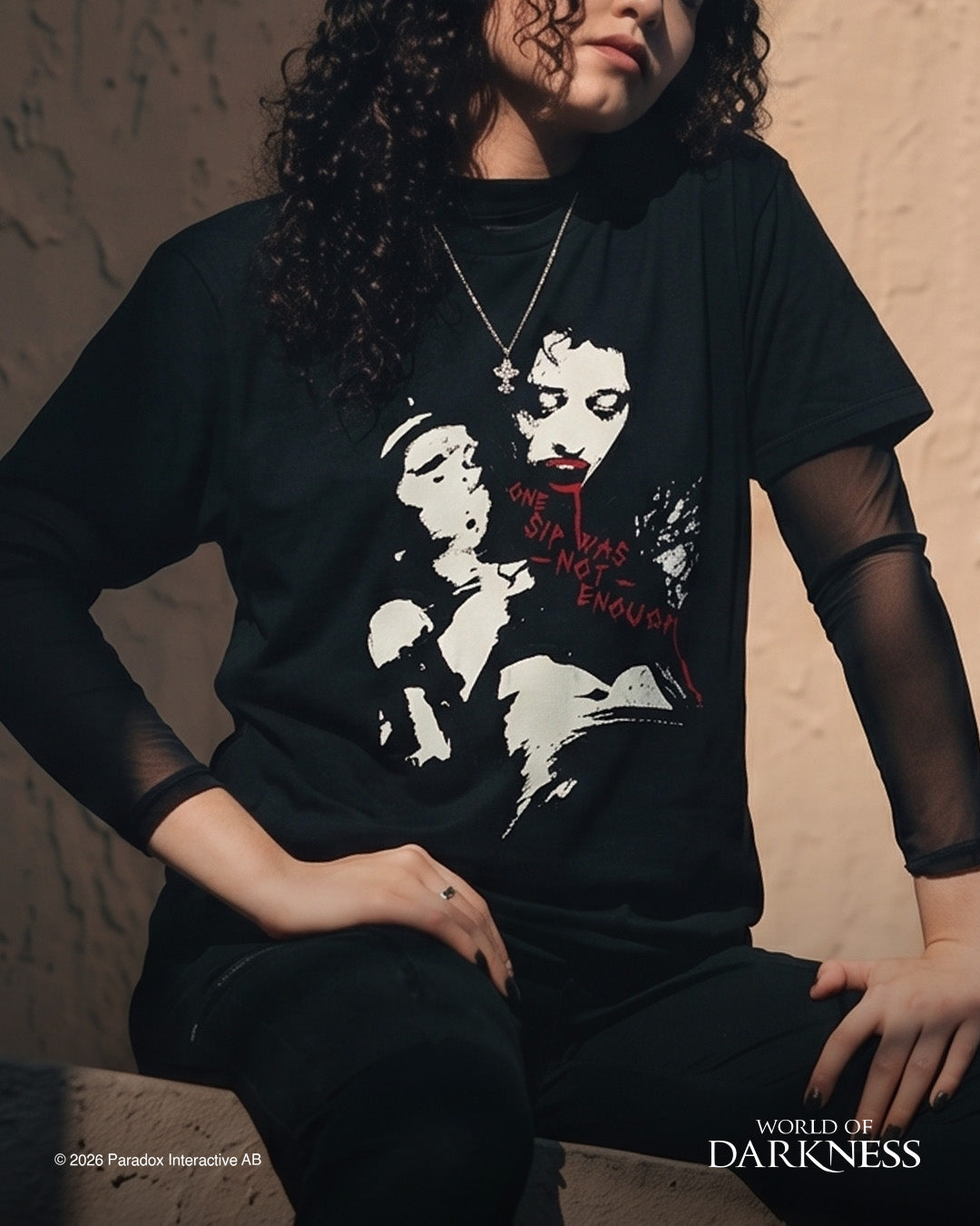 Vampire: The Masquerade World of Darkness Black Tshirt