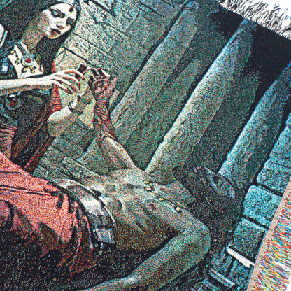 Vampire: the Masquerade Assyria Woven Blanket 100% cotton World of Darkness