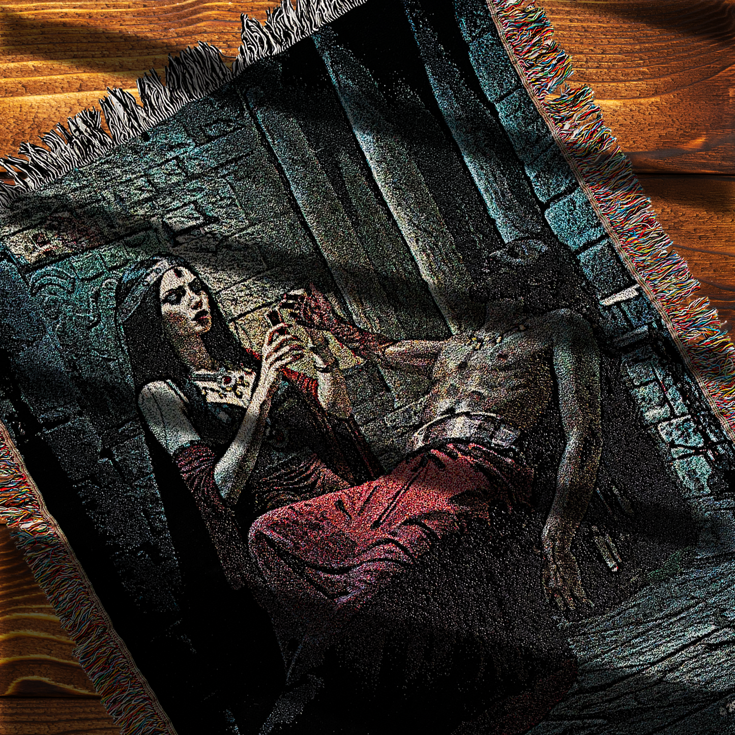 Vampire: the Masquerade Assyria Woven Blanket 100% cotton World of Darkness