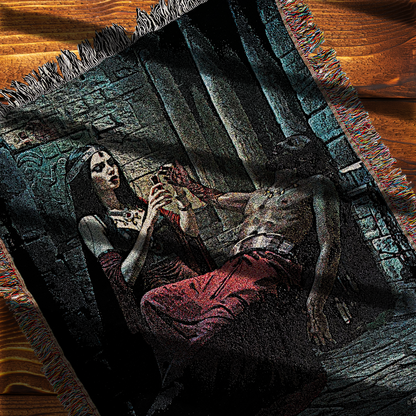 Vampire: the Masquerade Assyria Woven Blanket 100% cotton World of Darkness