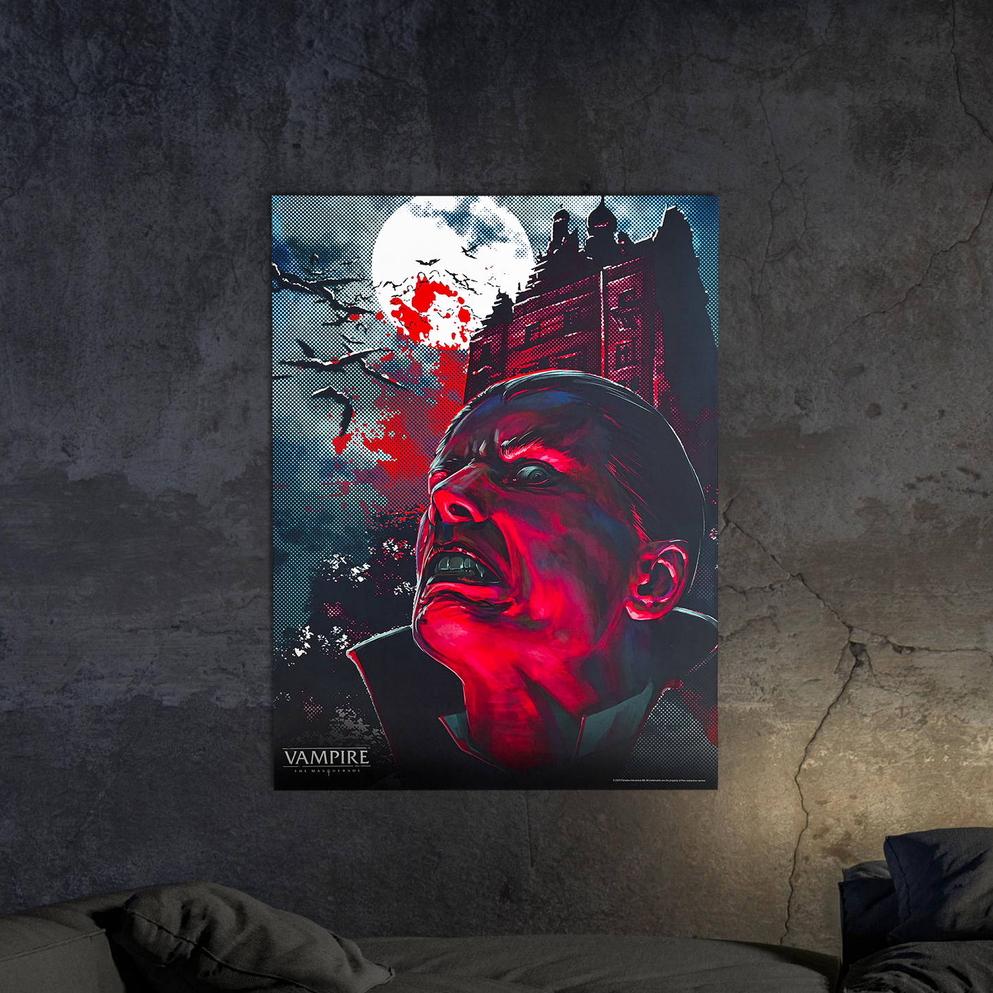18x24inches Printed Matte Poster Vampire: the Masquerade World of Darkness
