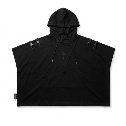 WORLD OF DARKNESS ANKH BLACK HOODIE CLOAK TECH WEAR