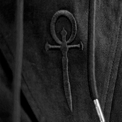 WORLD OF DARKNESS ANKH BLACK HOODIE CLOAK TECH WEAR