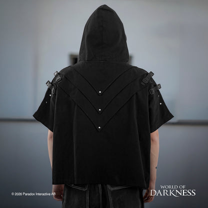 WORLD OF DARKNESS ANKH BLACK HOODIE CLOAK TECH WEAR