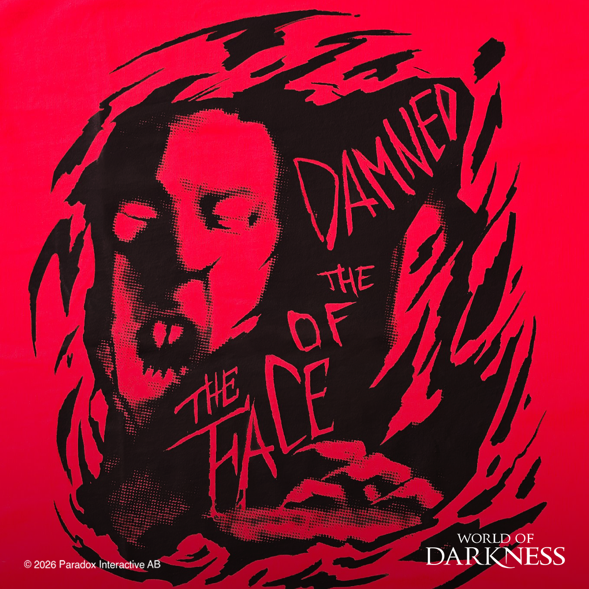 Face of the Damned T-Shirt (Red Variant)