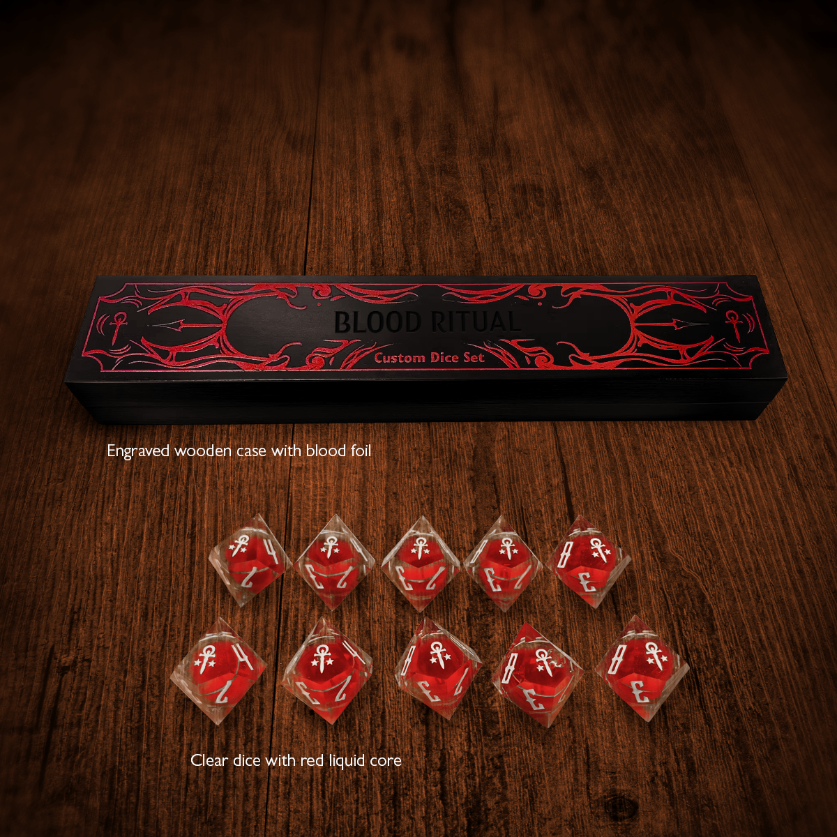 V:TM Blood Ritual Dice Set