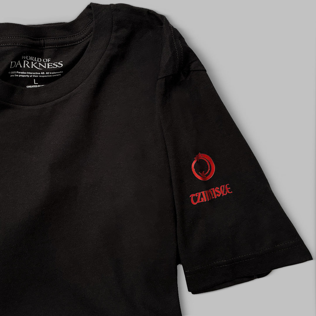 World of Darkness Vampire: the Masquerade TZIMICE Black Tshirt