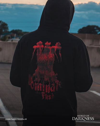 World of Darkness Vampire: The Masquerade Dominate the Flesh Black Hoodie TZIMISCE clan