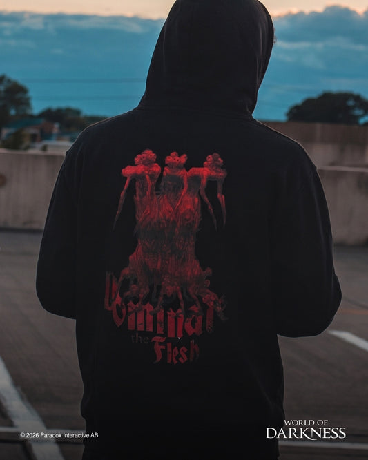 World of Darkness Vampire: The Masquerade Dominate the Flesh Black Hoodie TZIMISCE clan