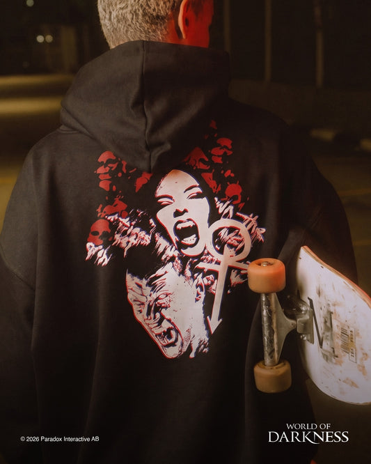 World of Darkness Vampire: The Masquerade Anarch Clan Black Hoodie